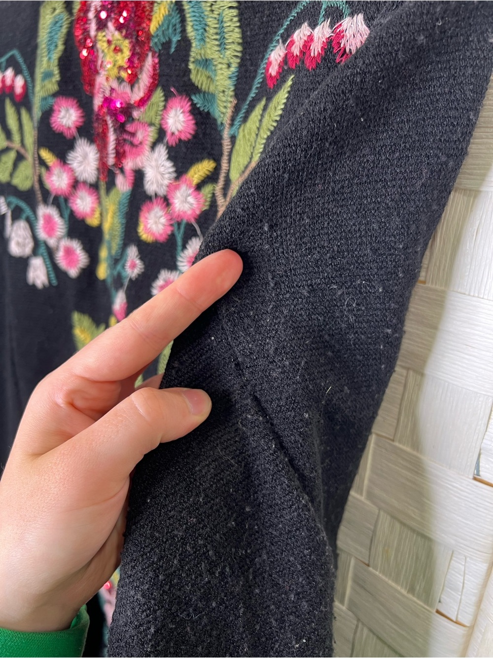 Johnny Was Biya Embroidered Floral Cardigan / Duster – Size Large - Picture 16 of 17